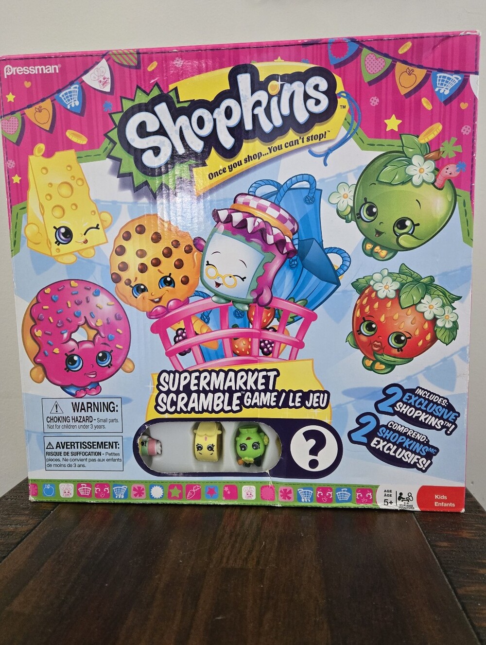 Shopkins Supermarket Scramble Board Game 2015